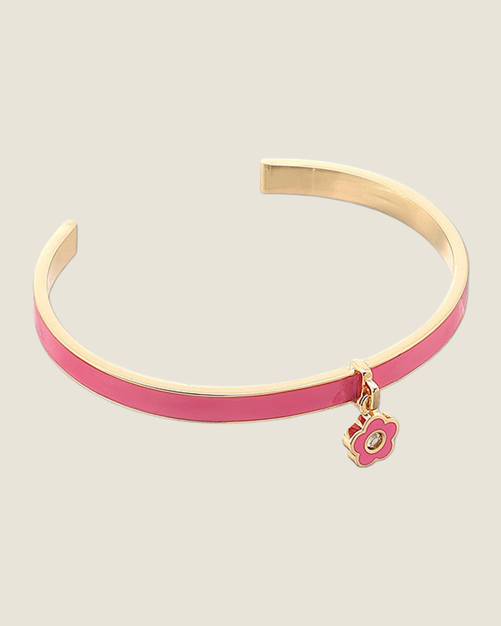 Smooth Epoxy Daisy Bangle