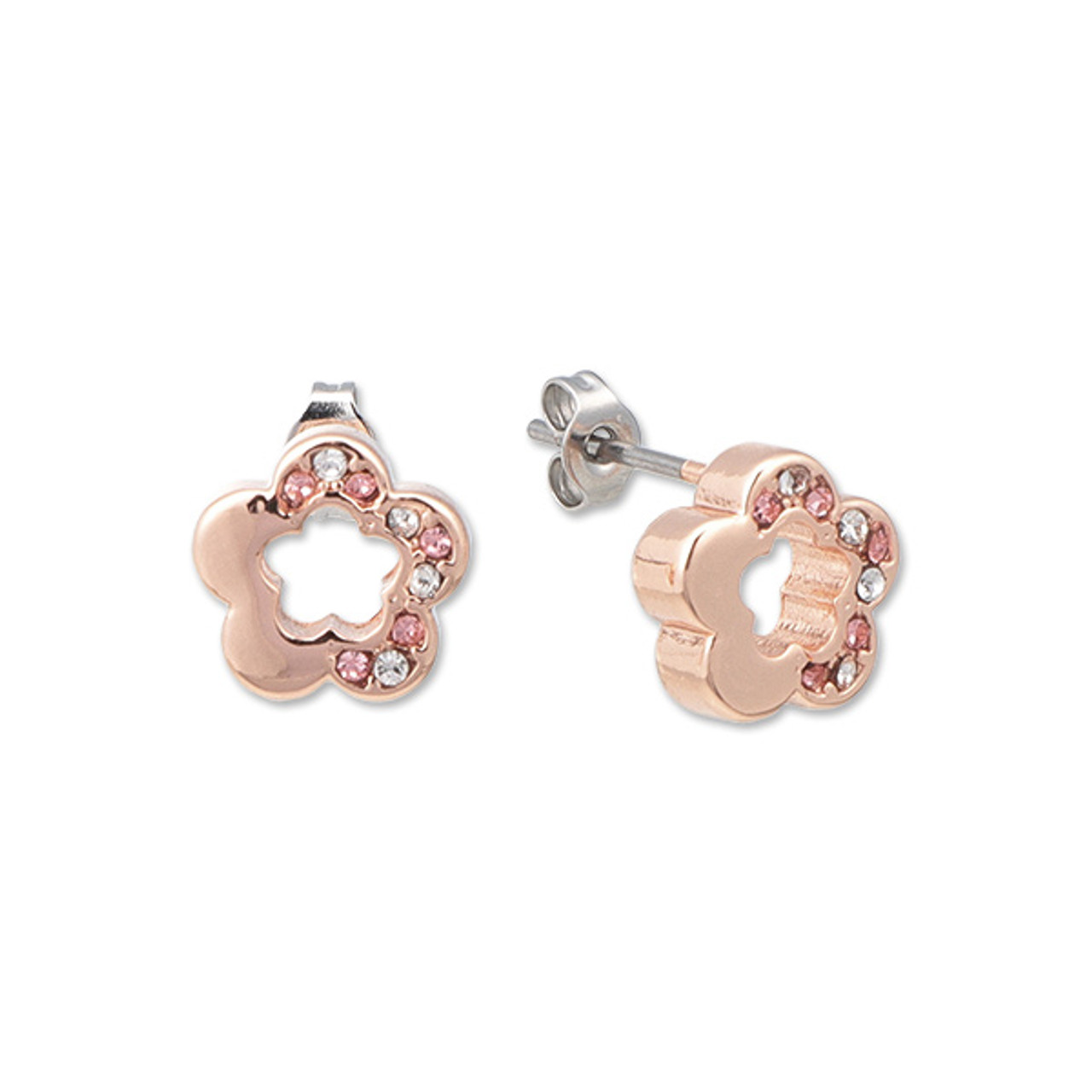 Half Stone Earrings