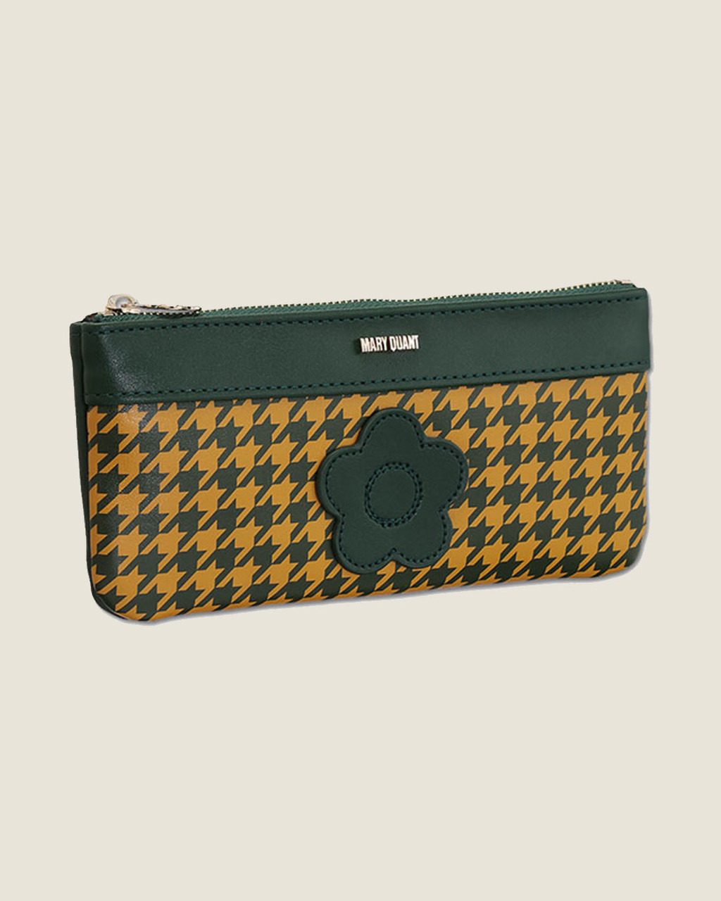 Houndstooth Patch Flat Pencase
