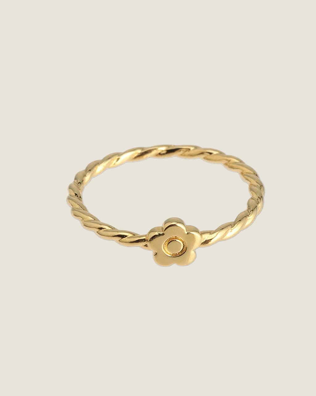 Pearl Heart and Daisy 2 Ring Set