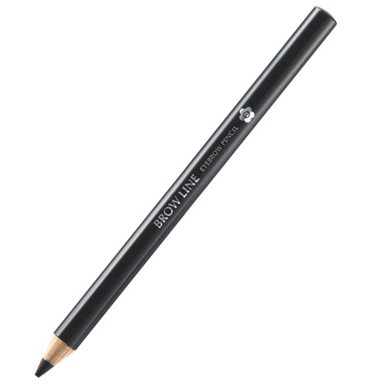 An eyebrow pencil with Mary Quant Brow line and the Mary Quant Daisy printed on.