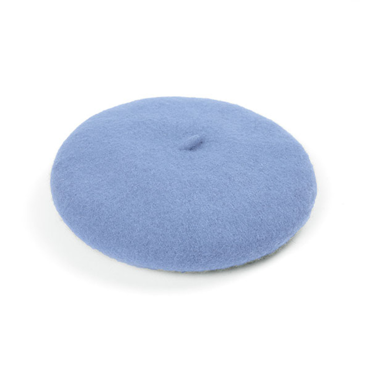 A powder blue beret.