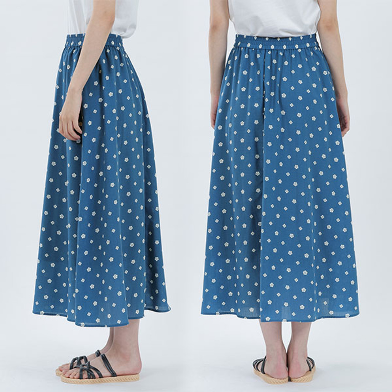 4 Petal Retro Print Skirt