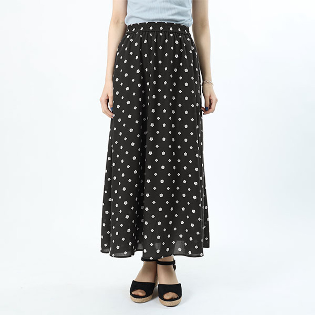 4 Petal Retro Print Skirt