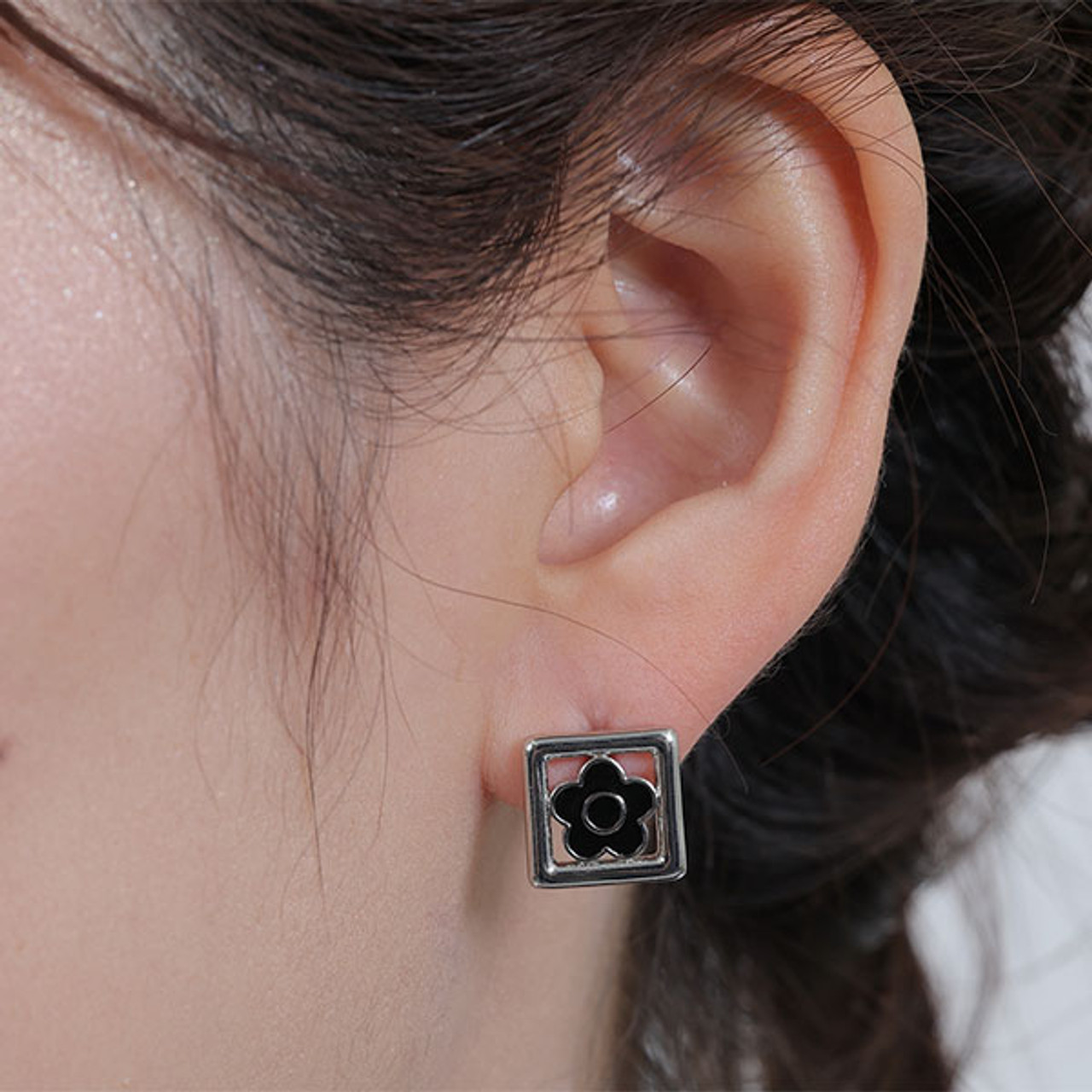 Square Frame Earrings