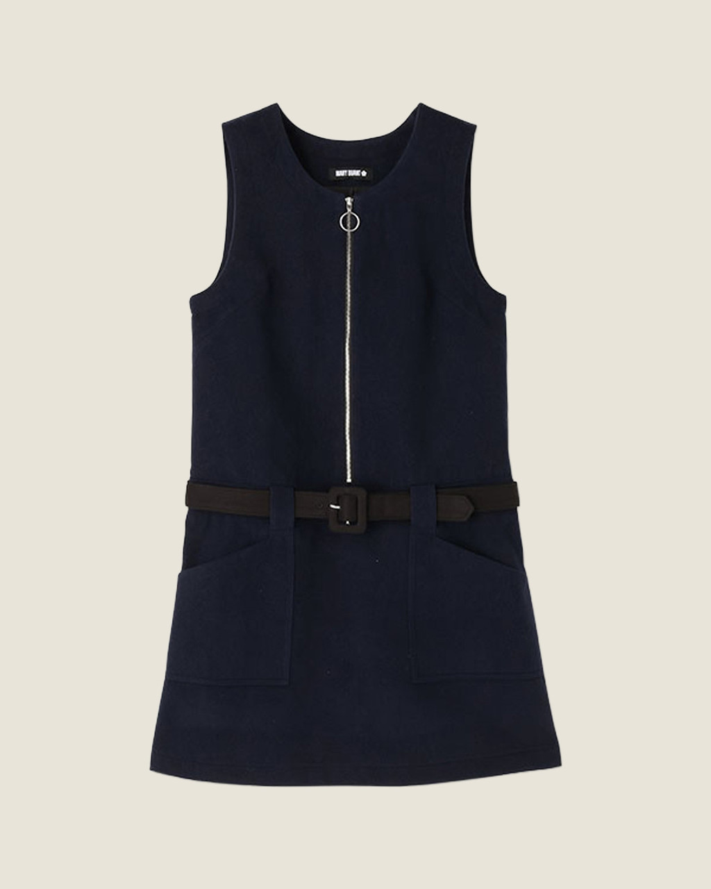 Belted Pinafore Dress Belted Pinafore Dress