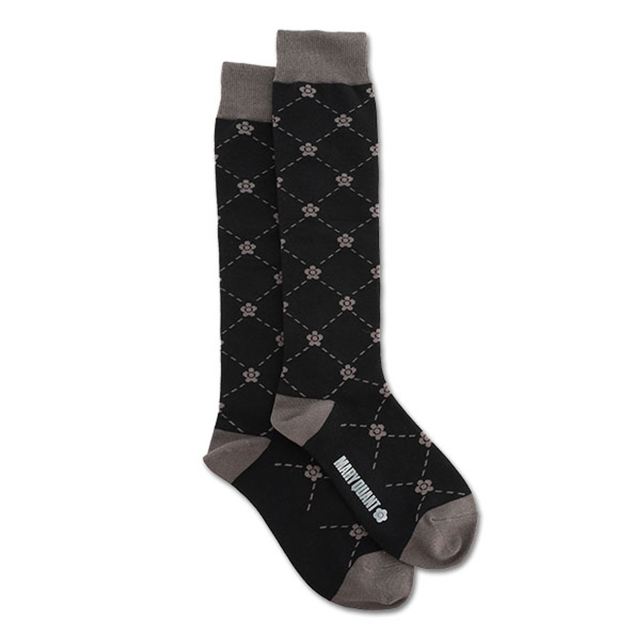 Diamond Daisy Pattern Socks