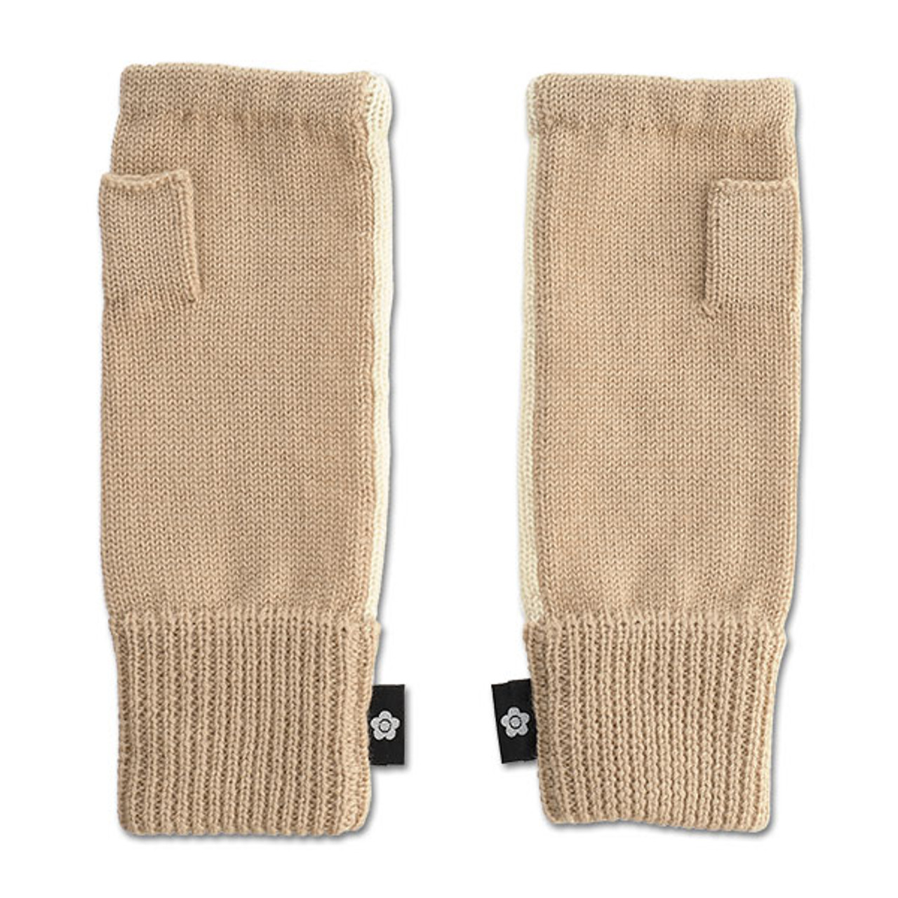 Bicolour Knitted Hand Warmers