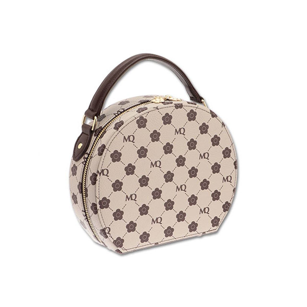 Monogram Print 2-Way Shoulder Bag