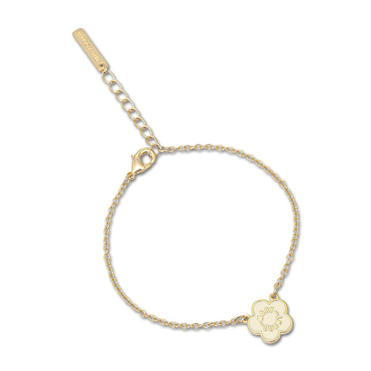Mary Quant Logo Resin Bracelet