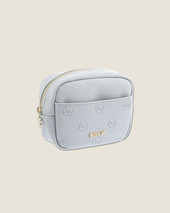 Simple Embossed Daisy Mini Pouch