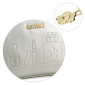 Embossed Round Pouch