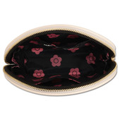 Pink Stitch Round Pouch