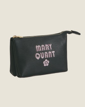 Glitter Retro Logo 3 Pocket Pouch