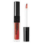 A tube of lip gloss with a doe foot applicator to the right. The shade is 01 Clear Red, A deep and spicy red colour that boasts silver pearl pigments and is guaranteed to turn heads