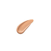 A swipe of beige foundation