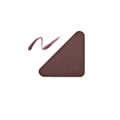 A triangular pan of Wink Liner 03 Burgundy. There is a smudge of colour next to the pan, this shade is wine red with added shimmer. This eye liner doesn’t run, and will help your eyes pop. Choose between three colours to change your look.