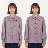 Diamond Pattern Blouse