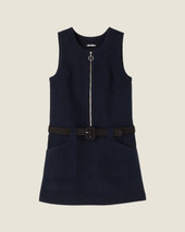 Belted Pinafore Dress Belted Pinafore Dress