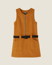 Belted Pinafore Dress Belted Pinafore Dress