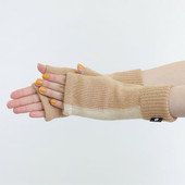 Bicolour Knitted Hand Warmers