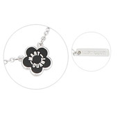 Mary Quant Logo Resin Necklace