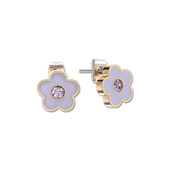 Monochromatic Daisy Gem Earrings