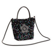 Sequin Daisy Patch Two-way Mini Tote