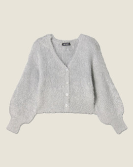 Glitter Shaggy Cardigan