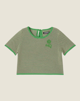 Striped Back Ribbon Pullover Striped Back Ribbon Pullover