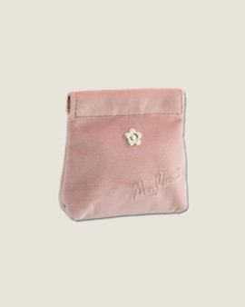Velvet Metal Spring Clasp Pouch
