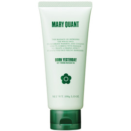 A green tube with Mary Quant Born Yesterday and the Mary Quant Daisy Printed on the front.   A fabulous massage gel that can refreshingly wash away the causes of dullness, sagging and swelling with its warmth.
