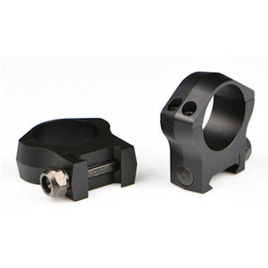 7250M 40mm Low Matte Black Aluminum, Warne