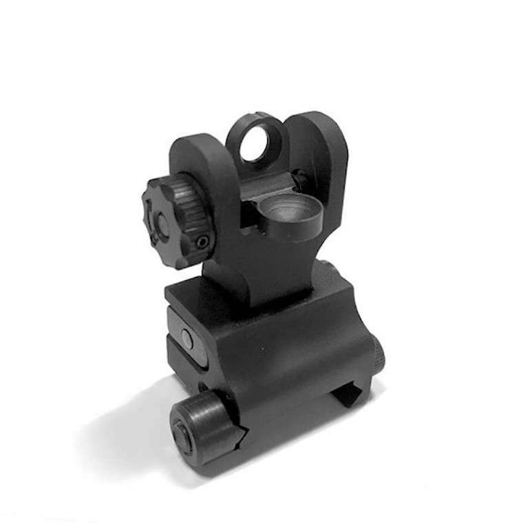 Samson - Folding Rear Sight, Aluminum, Non Spring, Dual Aperature - A2 Style - USA