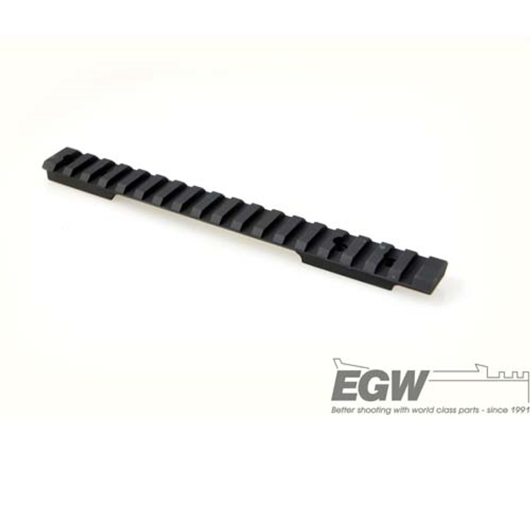 EGW Savage Flat Back Long Action Picatinny Matte Black EG-80335, 0 MOA