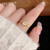 Adjustable Gold Flower Ring