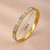 Gold Sparkling Cartier Bangle