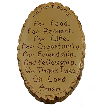 Ceramic Philmont Grace Plaque Tooth of Time Traders