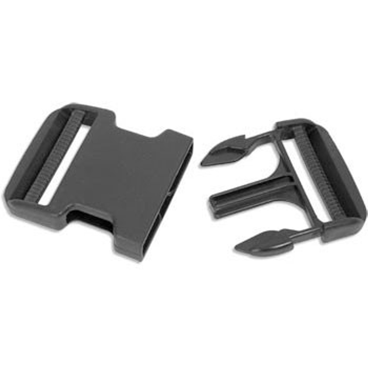 4 BUCKLES 1 1/2 or 2 Flat or Chamber SIDE RELEASE Buckle, 38mm or 51mm 
