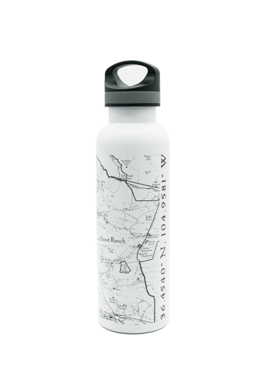 Water Bottle - RMNP Stainless Steel Map