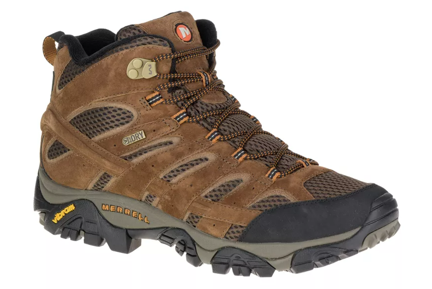 Merrell Moab 2 Boulder Old Gold Waterproof Suede Mesh Mid Trail Hiking Boots Men Amazon.com | Merrell Men main image 2