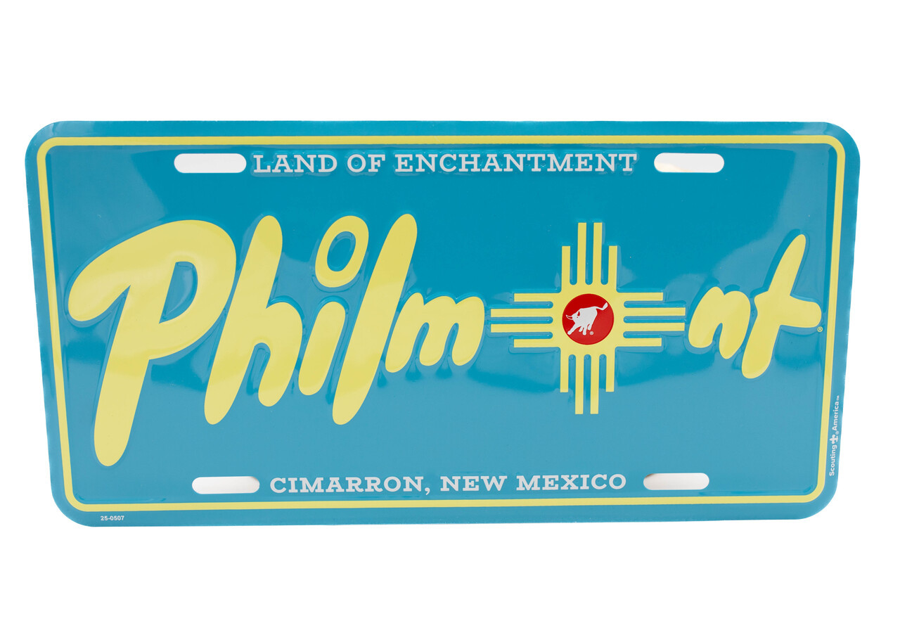 PHILMONT LICENSE PLATE - Tooth of Time Traders