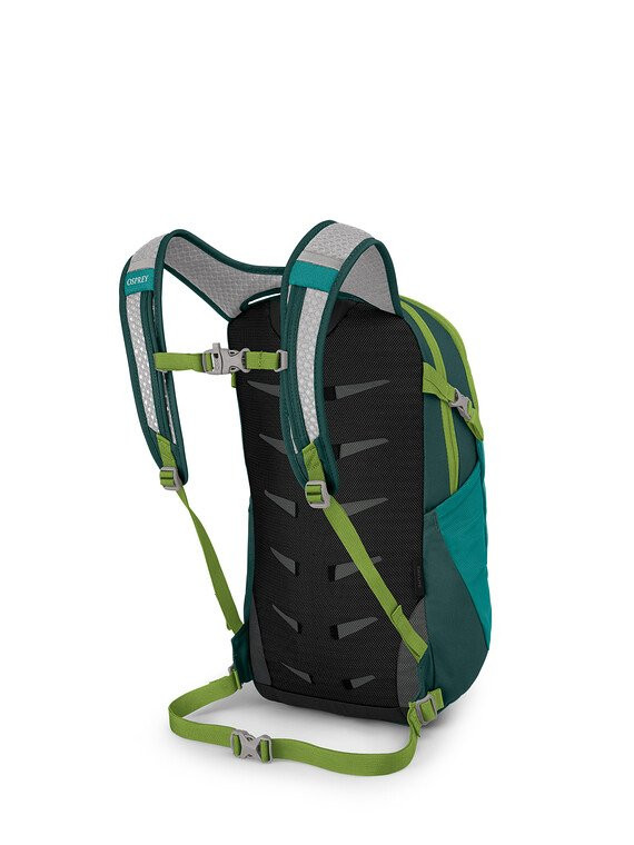 osprey daylite pack green PLUS – Wildernest Inc away spacer mesh harness and removable webbing waist strap ensure comfort and a secure fit Osprey Daylite Carry-On Travel Pack