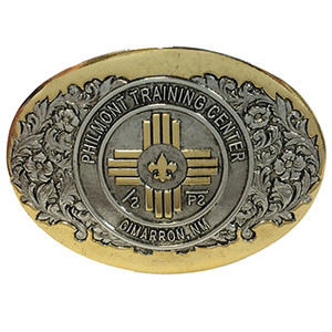 Philmont Training Center Buckle - 2-Tone