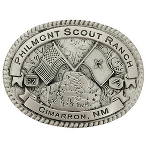 Tooth of Time Flags Buckle - Pewter Tooth of Time Flags Buckle - Pewter