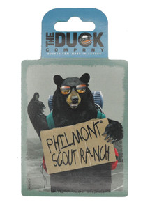 Hitch Hiker Bear Sticker