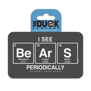I See Bears Periodically Sticker