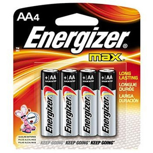 Energizer Max AA 4 Pack Battery Energizer Max AA 4 Pack Battery