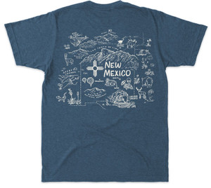 Tee New Mexico Landmarks Tee New Mexico Landmarks