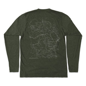 TEE MAP CARTOUCHE LS